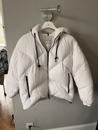 Jacke Moncler, Gr. 38 (3), weiss, top Zustand