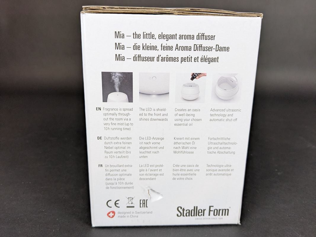 Stadler Form Diffusori di oli essenziali: STADLER FORM Aroma Diffuser – Nuovo (secondo la descrizione) da Thun venduto da Restwert_Thun 5