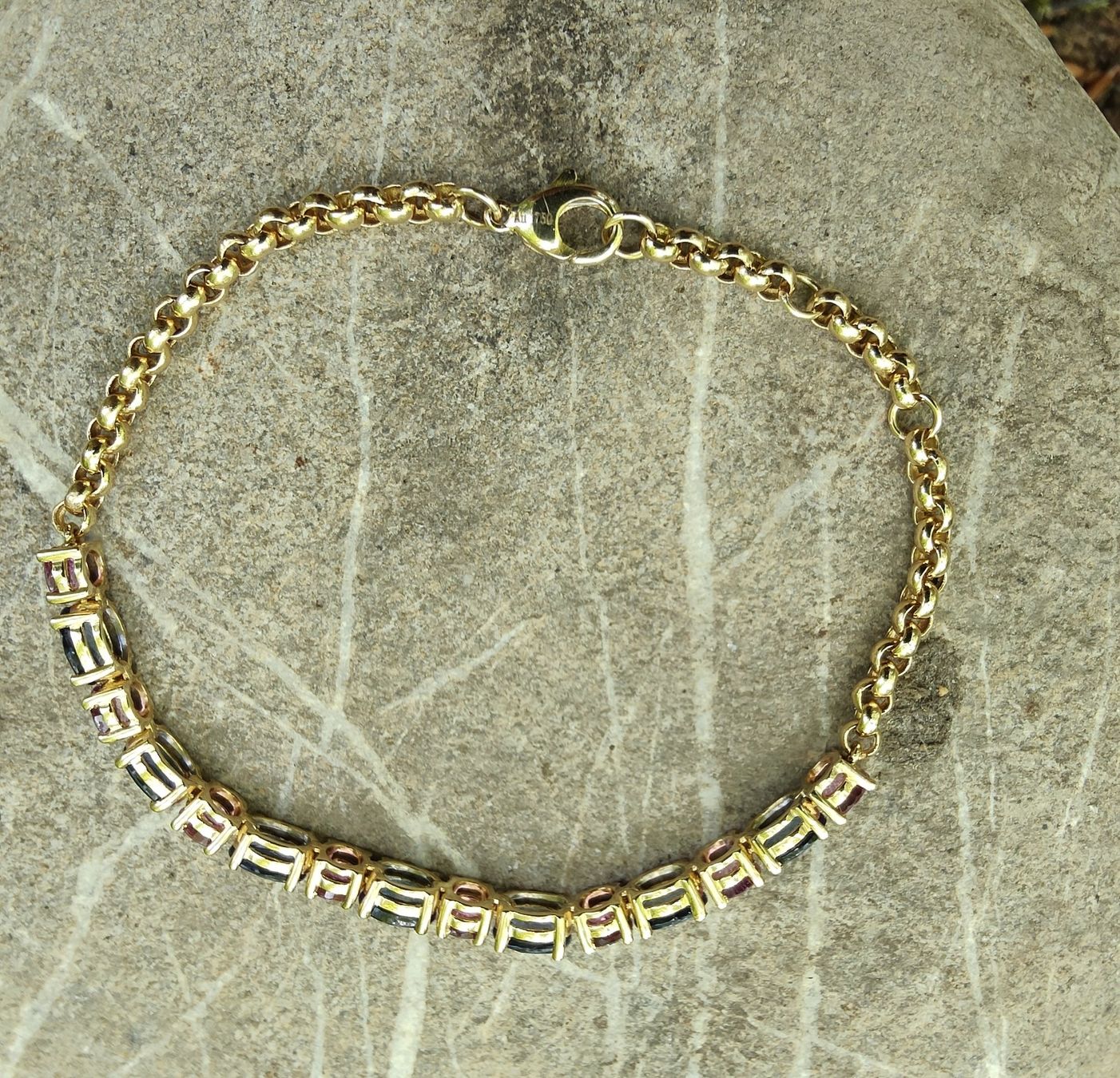 Bracciali & Braccialetti: Saphir Armband, 18K Gold – Nuovo e nell'imballaggio originale da Rümlang venduto da 21f 2
