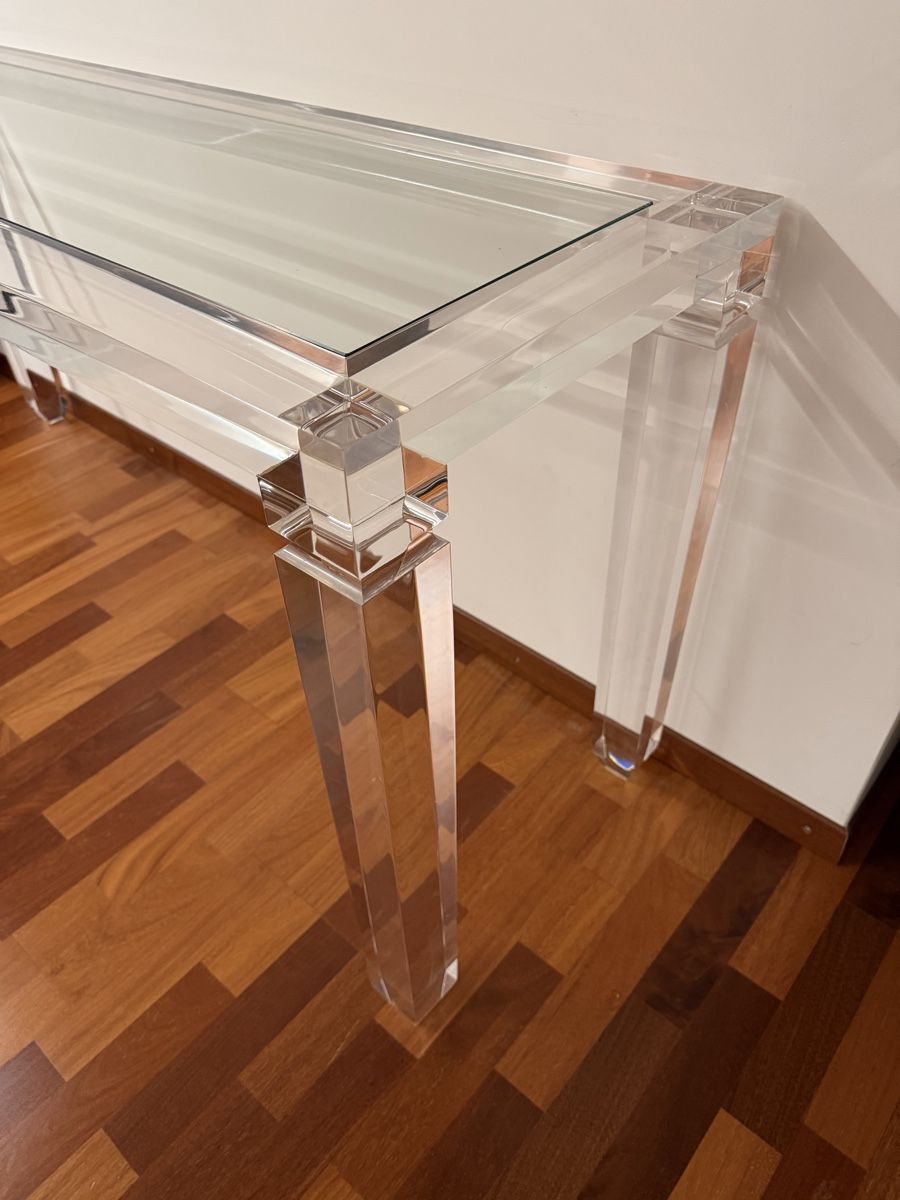 Tavoli: Konsolentisch Plexiglas/Glasplatte – Usato da Hünenberg See venduto da LRN 1