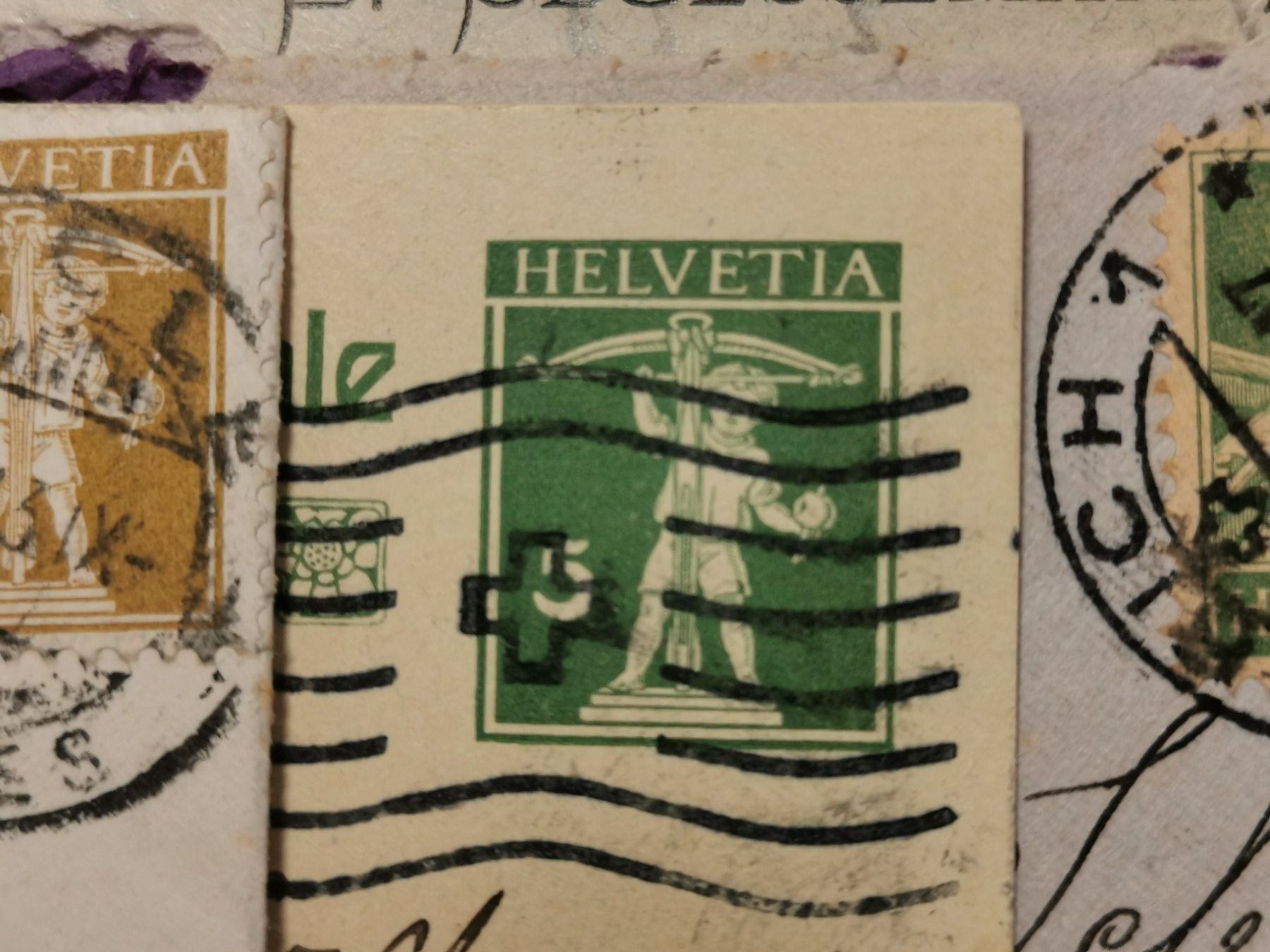 Alle Briefmarken: Lot: 6 Briefe mit Marken 1913 - 1917 – Gebraucht aus Hohenrain von mr10 3