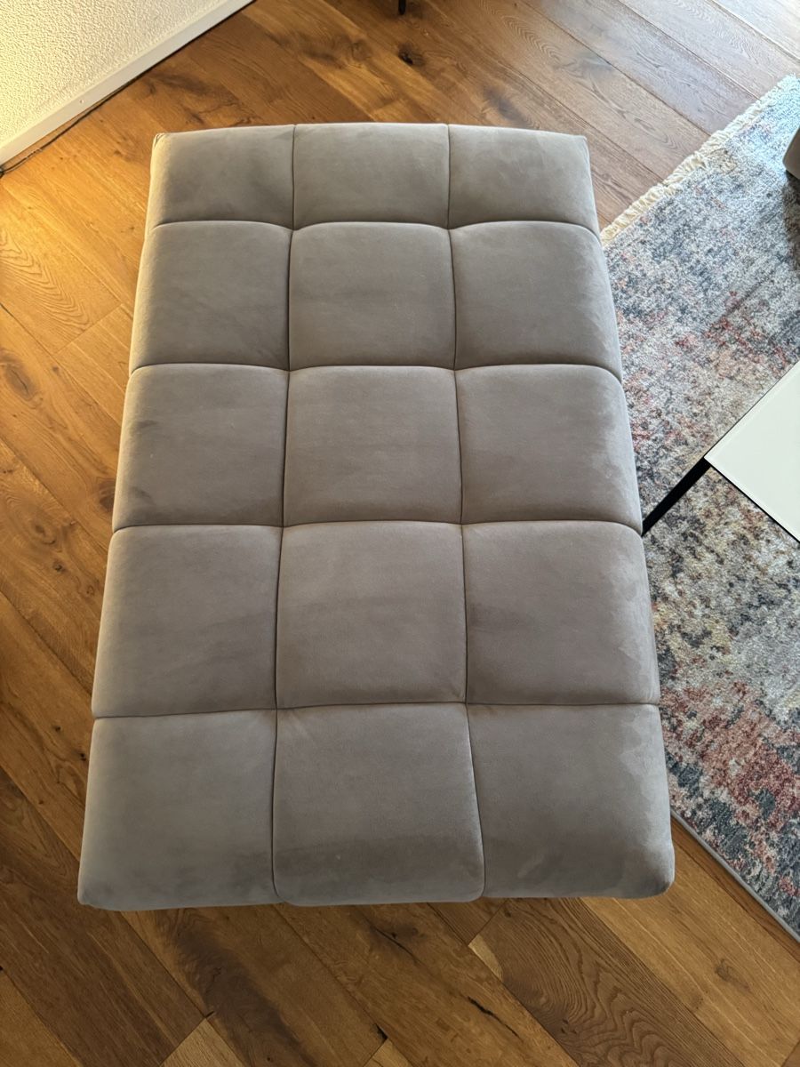 Divani: Graues Sofa / Wohnlandschaft / Ecksofa mit Hocker 313x223cm – Usato da Elsau venduto da cali311 6