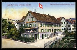 AK Meilen, Gasthof zum Sternen, 1912