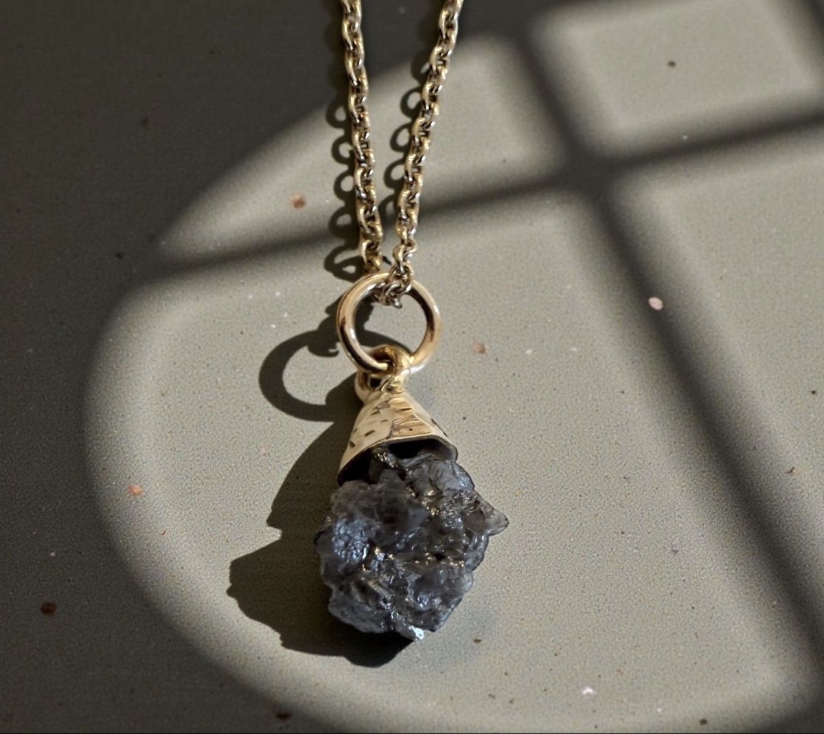 Catenine: 9 Karat Geldgold Kette Herkimer Diamant – Nuovo e nell'imballaggio originale da Amriswil venduto da nic_vq6k