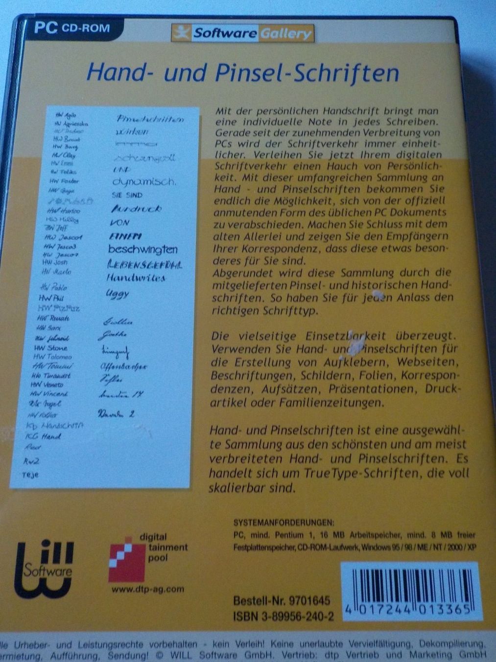 CD: alte Spezialschriften, 3 CD (2) – Nuovo (secondo la descrizione) da Muri b. Bern venduto da Salobre 2