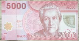 Chili 5000 Pesos Polymer UNC
