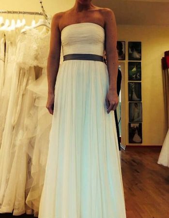 Elegantes 2-teiliges Brautkleid A-Linie (Küss die Braut)