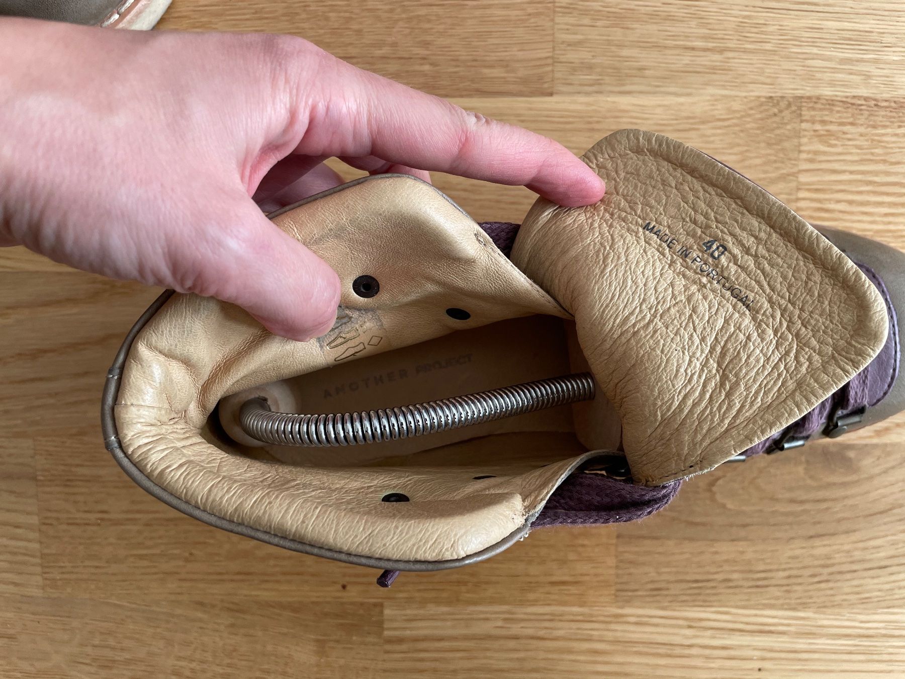 Damenschuhe: ANOTHER PROJECT Coole Stiefeletten Gr. 40 Leder neu – Neu (gemäss Beschreibung) aus Zürich von Schmusnik 1