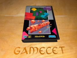 Sega Mega Drive Block Out 3D Puzzle Action Game Top Zustand