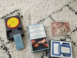 Vintage-Spiele , Lachen und Familienquiz