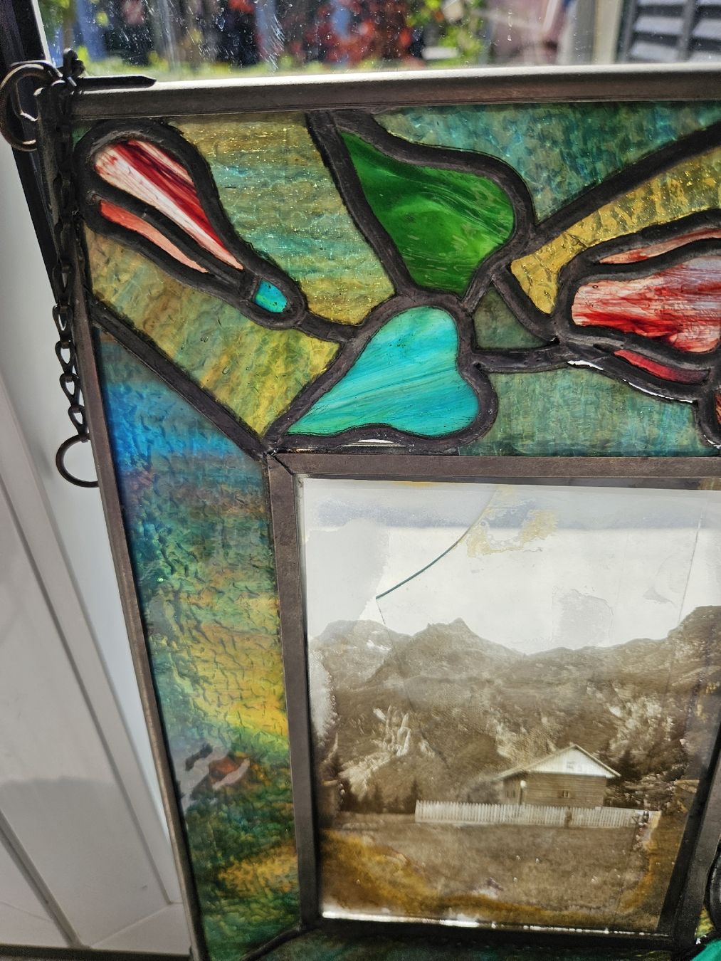 Foto & Immagini: Fensterbild Tiffany antik – Difettoso da Haslen GL venduto da Sandra40 3
