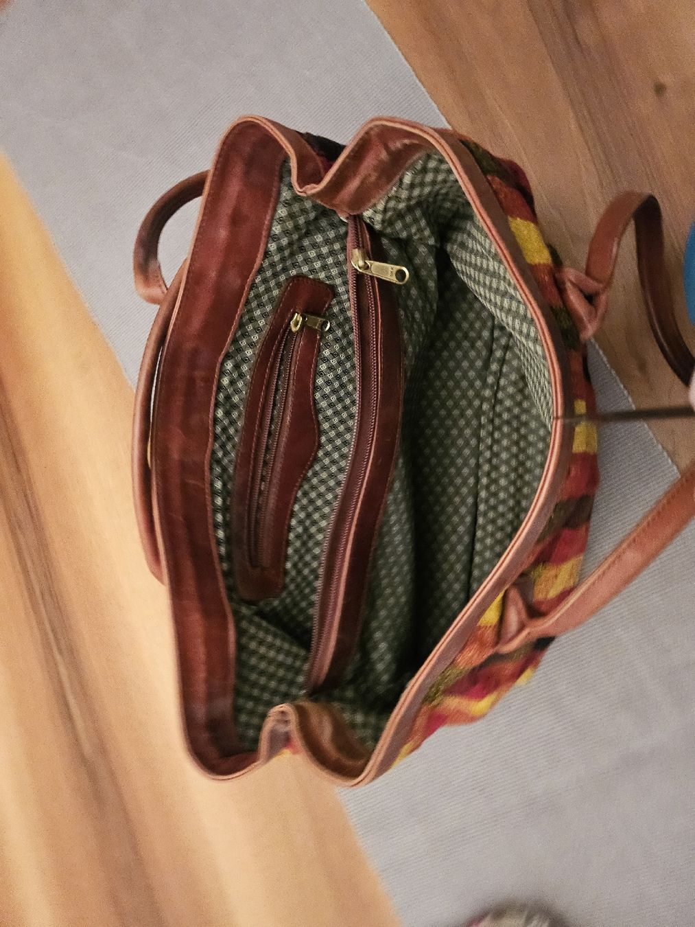 Borse da donna: Vintage Handtasche mit Karomuster – Usato da Nussbaumen TG venduto da ger_8pcq 1