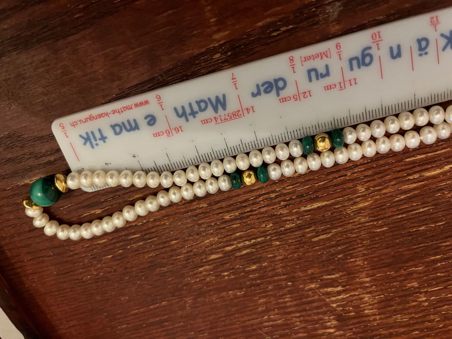 Catenine: Echte Perlen und Achat Kette – Usato da Bülach venduto da Ternove1