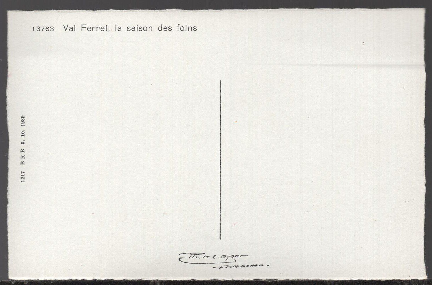 Ansichtskarten: Val  Ferret,  la saison des foins – Gebraucht aus Aarau von kufi44 2