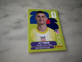 Panini Fifa Fussball WM 2026 Sticker Matt Freese USA 2