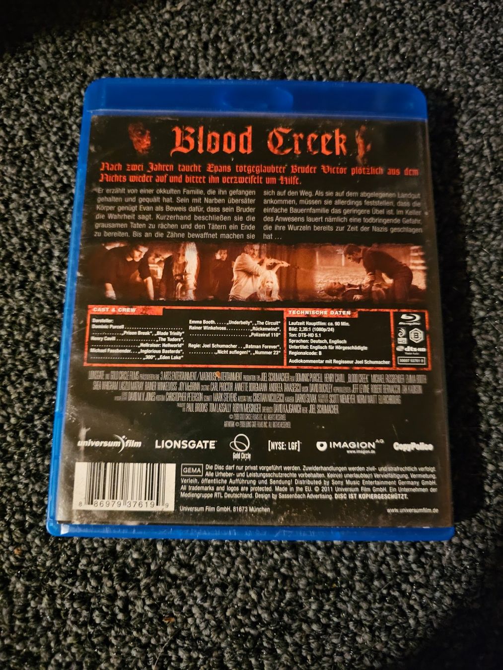 Tutti i DVDs: BLOOD CRECK – Usato da Ruswil venduto da jan_bxl5 1