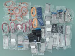 Diverse SCSI-Flachbandkabel und Sata Kabel - NEU