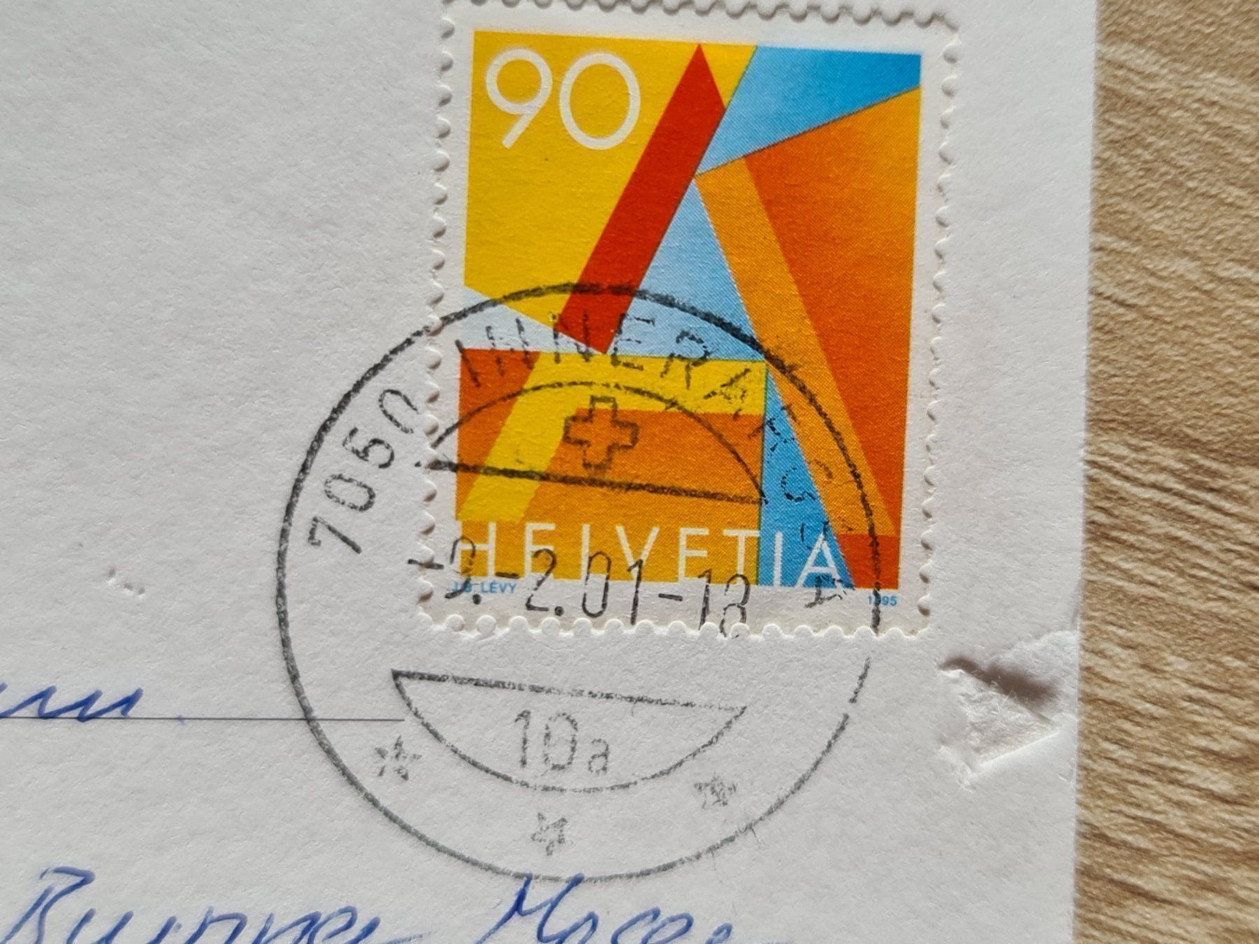 Cartoline postali: Ansichtskarte Arosa Obersee 2001 – Usato da Dintikon venduto da Vexi 1