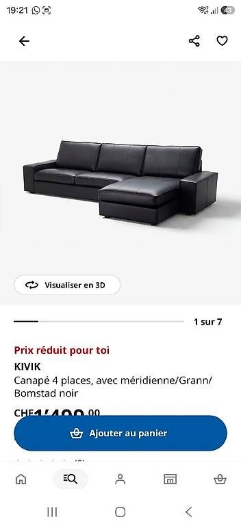 Divani: Canapé Kivik ikea – Usato da Billens venduto da nad_rw9f 4