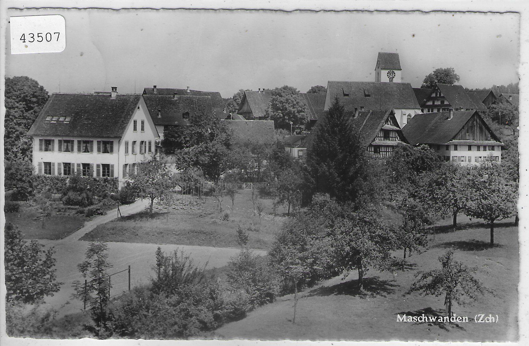 Cartoline postali: Maschwanden ZH - Dorfpartie – Usato da Ettingen venduto da Kartenplanet