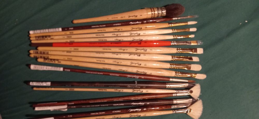 Raffael Pinsel Set, 17Stk. Diverse Grössen, neue (Neu (gemäss ...