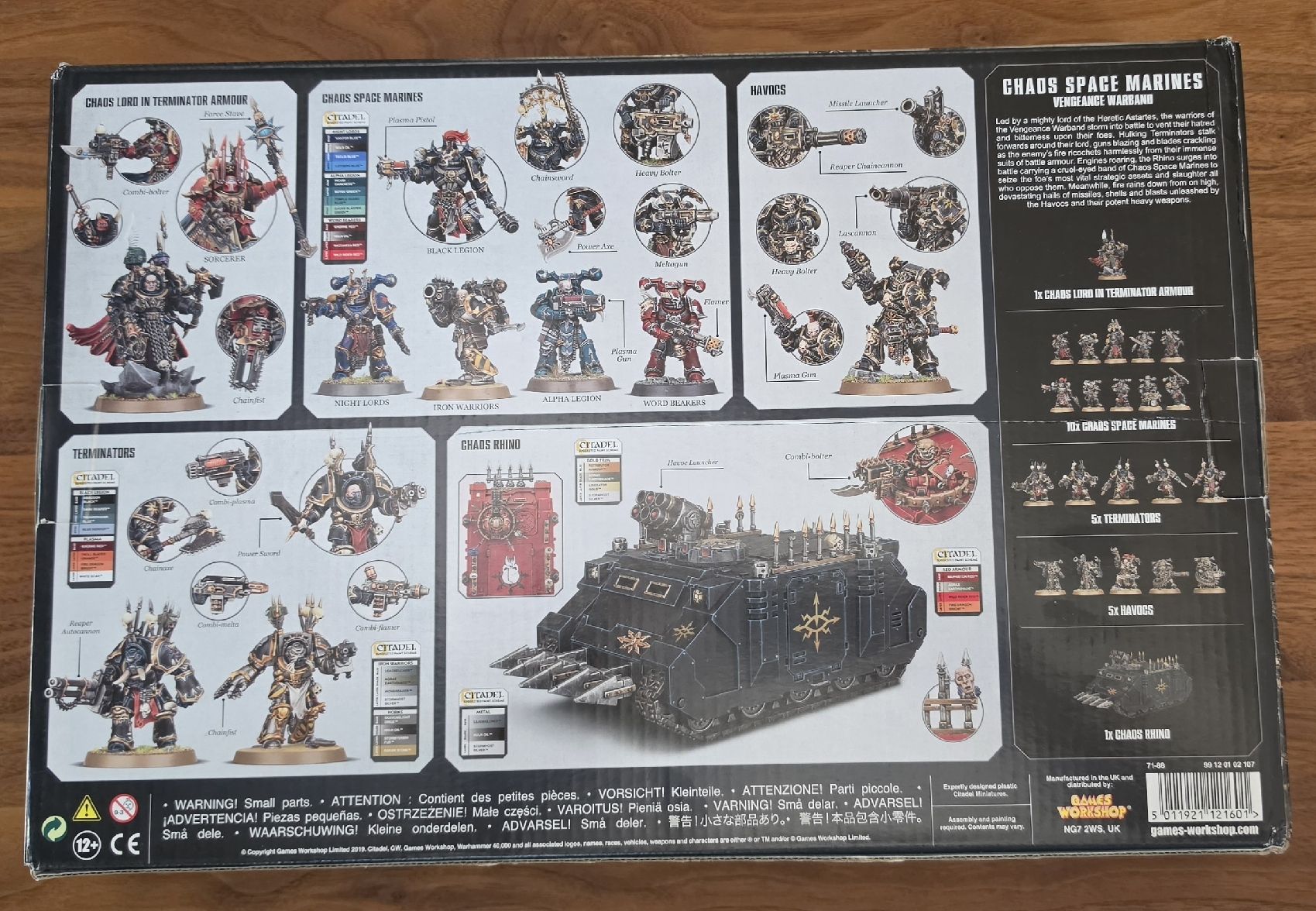 Kits de montage: Warhammer 40,000 Chaos Space Marines Vengeance – Neuf avec emballage d'origine à Grandson par christophe078 1