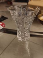 Vintage Krogas Glas Vase, Kristallschliff