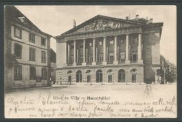 Carte P de 1904 ( Neuchâtel / Hôtel de Ville )
