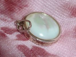 pendentif en argent et pierre ESTIVAL pour femme