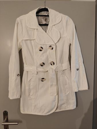 Trenchcoat - Weiss - Gr.36