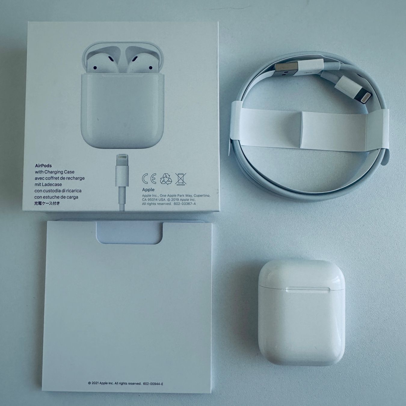 Apple Cuffie: Original Apple AirPods 2 Kopfhörer Wireless Lightning Kabel – Usato da Basel venduto da MY.AIRPODS.SHOP 1