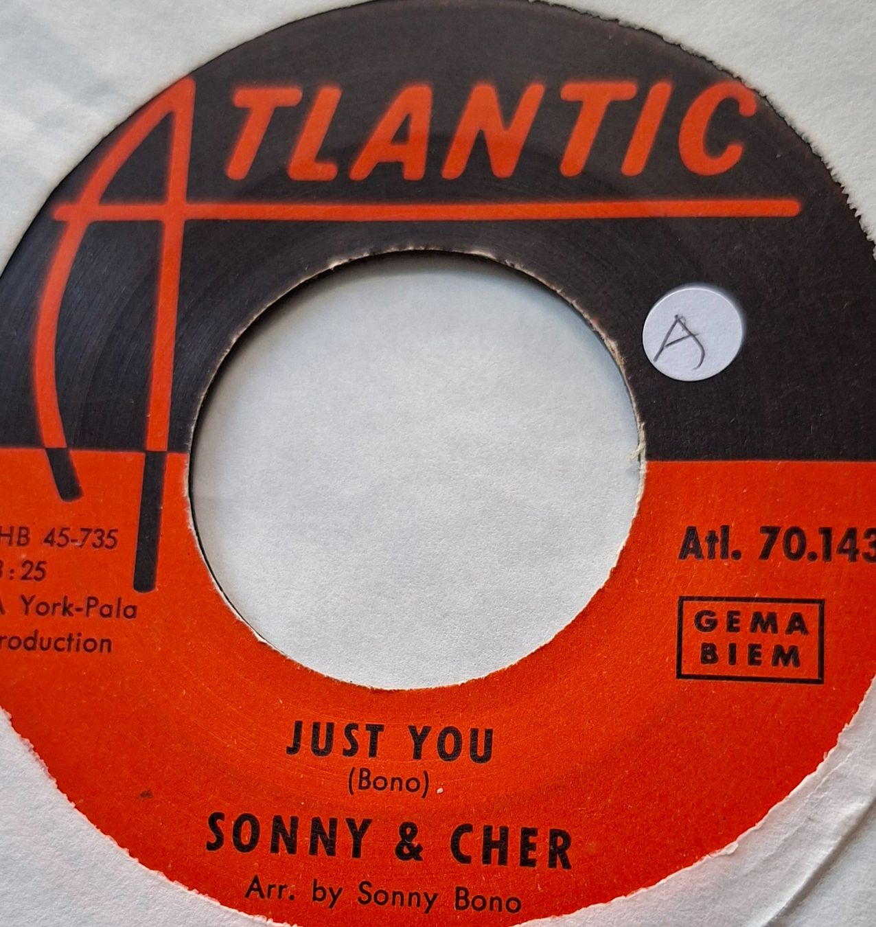 Dischi in vinile: Vinyl-Single Sonny & Cher - Just you – Usato da Langenthal venduto da Modo39