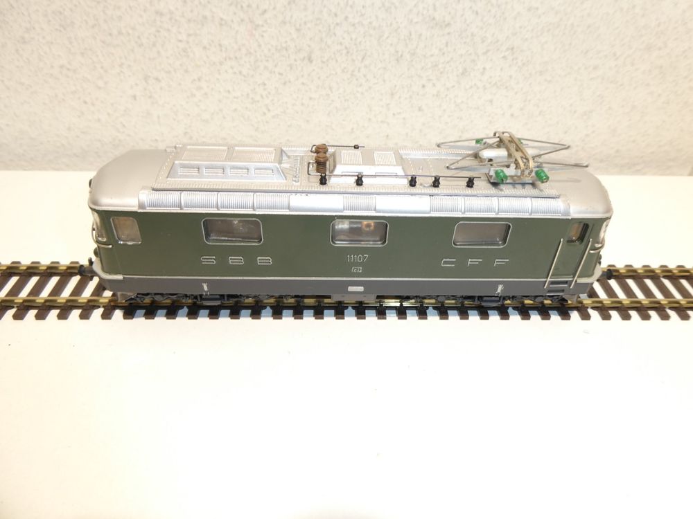 Hag Modelleisenbahnen: HAG Lokomotive SBB 11107 Re 4/4 HO (16) – Neu (gemäss Beschreibung) aus Luzern von Morgart1315 3