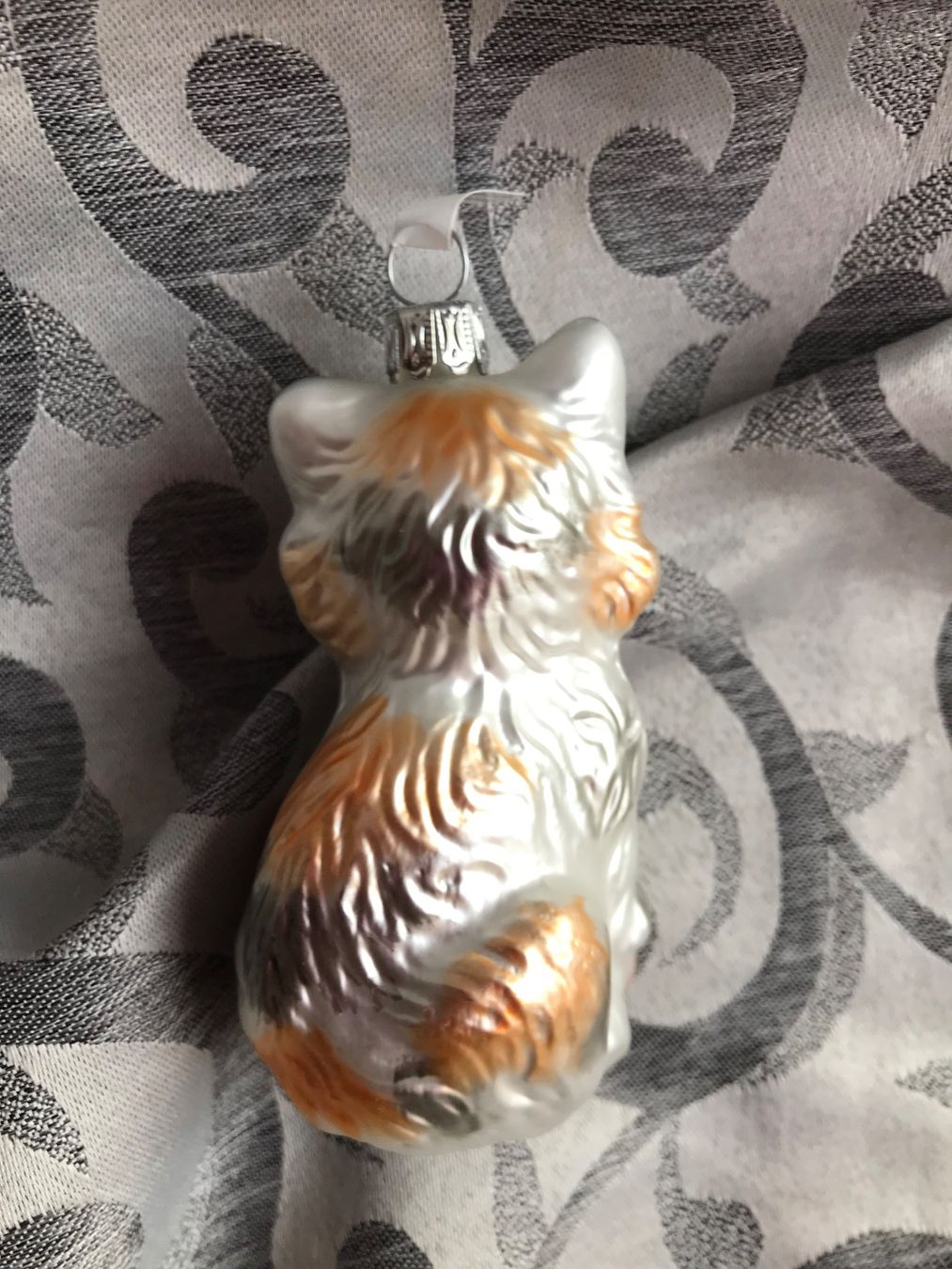 Tutte le decorazioni: Katze hellbeige Christbaumschmuck – Nuovo e nell'imballaggio originale da Alpnach Dorf venduto da marvo 2
