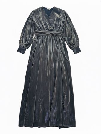 GLAMOURÖSES MAXIKLEID MIT METALLIC-SCHIMMER