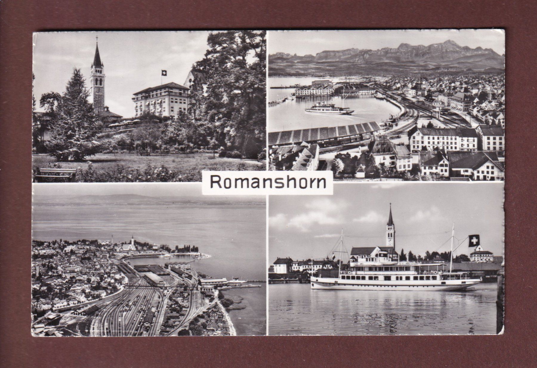 Ansichtskarten: ROMANSHORN - 4 Bilder – Gebraucht aus Pully von nicecards-shop