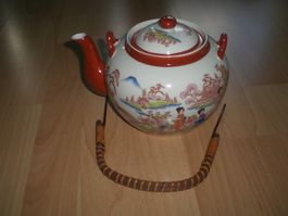 Echte japanische Teekanne 1.5 l japanischen Geisha Motive