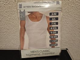 Neu - Trägerhemd weiss 2 Stk. Gr.9/3XL (Verp. Beschädigt)