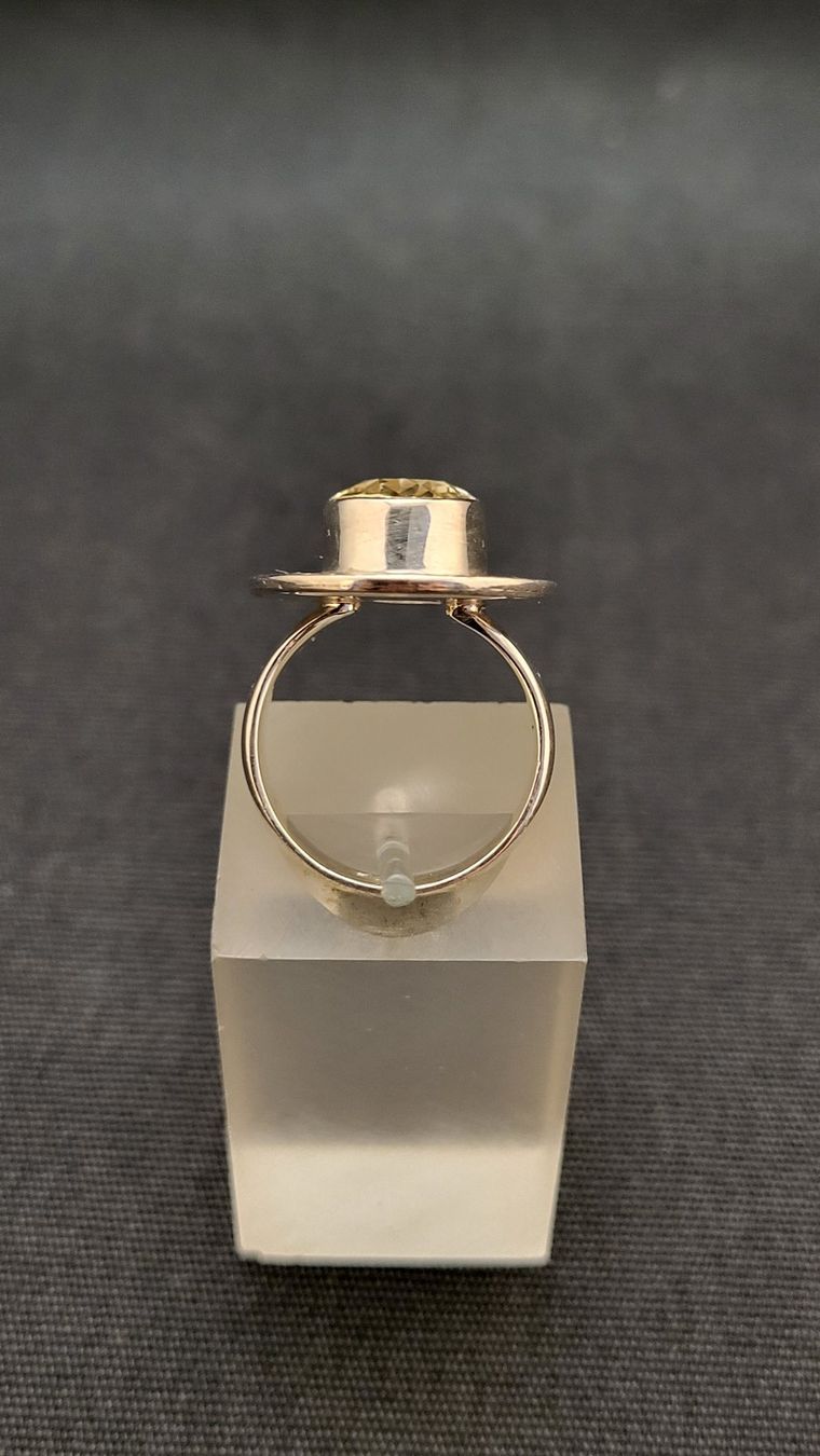Bagues: Silberring mit Citrin – D'occasion à Basel par spinne02 3