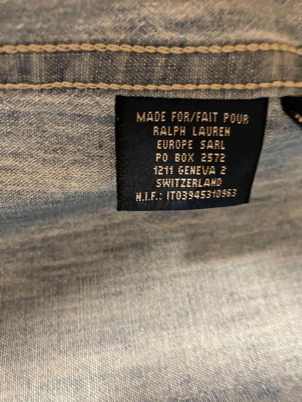 Ralph Lauren Camicette: Ralph Lauren Damen Jeansbluse hellblau Grösse 8 – Usato da rheineck venduto da norwegianwood52 7