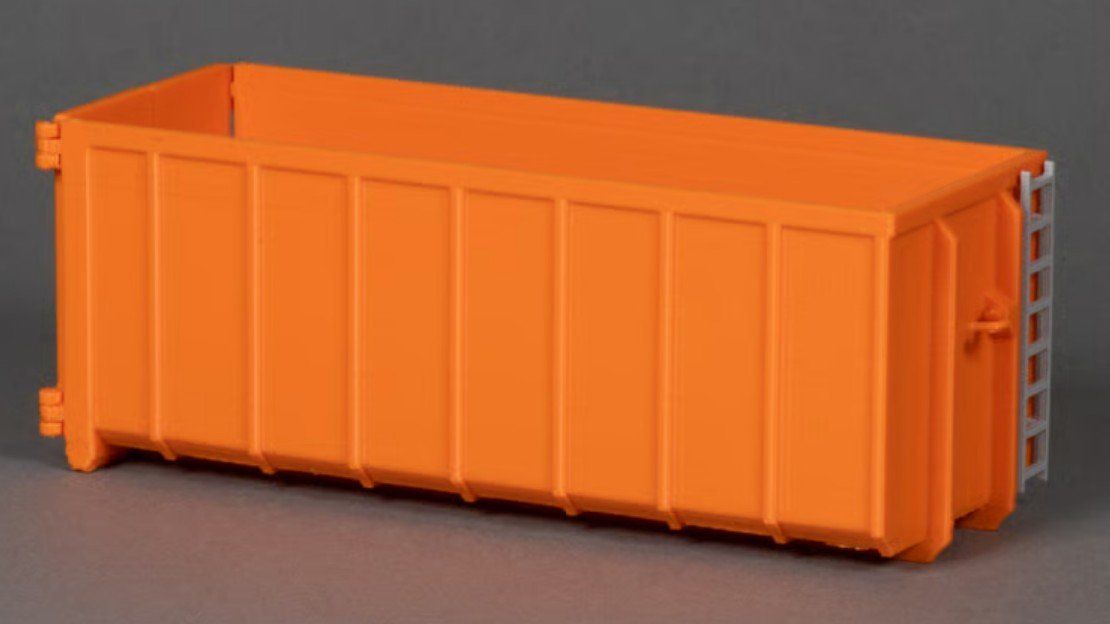Kit di modellismo & Modellini statici: MSM 5606.02 Abrollcontainer 36 m3 orange – Nuovo e nell'imballaggio originale da Dagmersellen venduto da FBM-Bacheli
