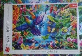 Puzzle Trefl Kolibri Wasserfall 1000 Teile Jessica White