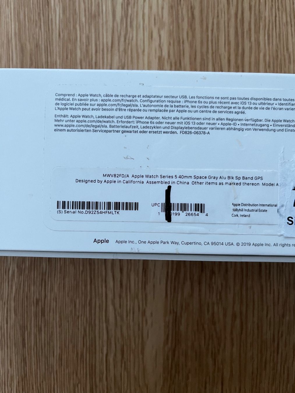 Apple Smartwatch: Apple Watch Series 5 40mm Space Gray – Gebraucht aus Interlaken von fbnscl 3