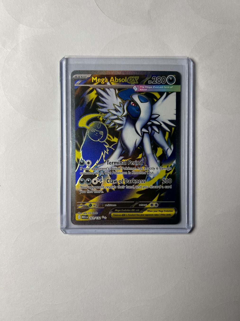 Pokémon Sammelbilder & Trading cards: Mega Absol EX Full Art (EN) Mega Evolution - MEG 161/132 – Neu (gemäss Beschreibung) aus Appenzell von RMBricks