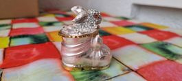 Pillen Dose / Schmuck Dose Metall Hase im Schuh