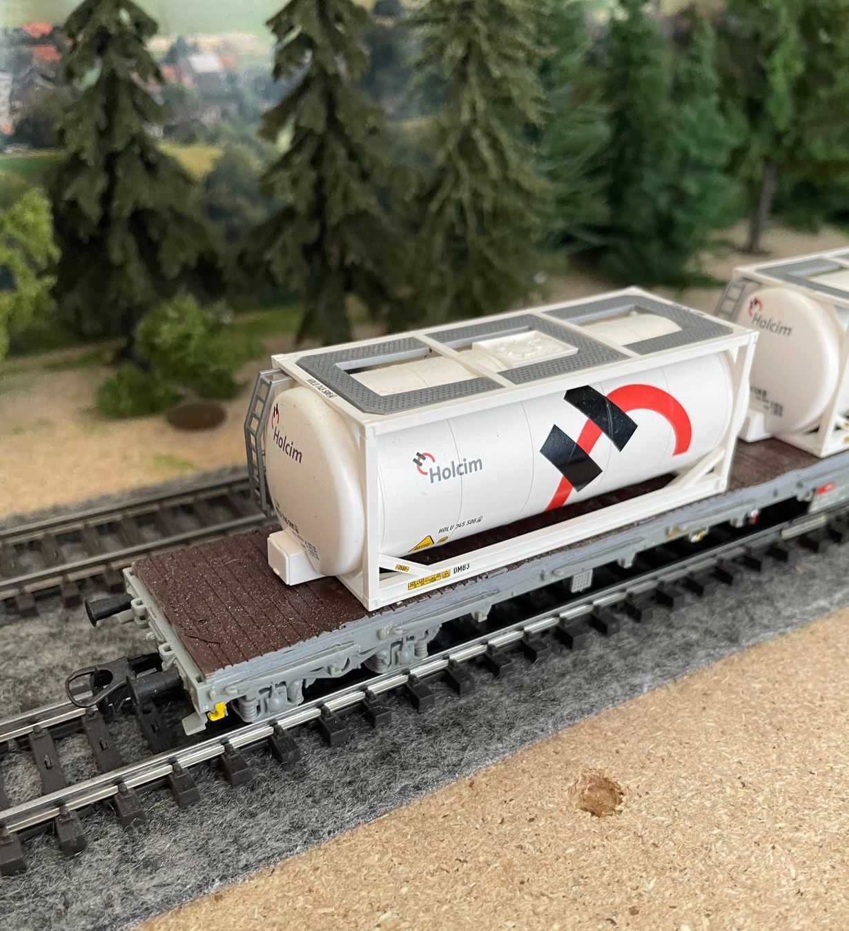Märklin Trains électriques: Märklin Flachwagen "Holcim" – D'occasion à Blumenstein par Ritschi 2