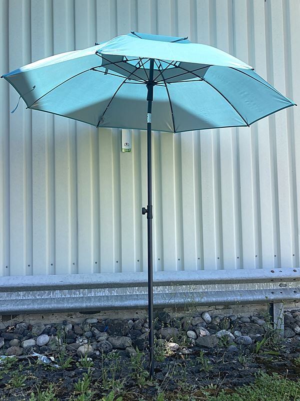 Ombrelloni: DOPPLER | Sonnenschirm Ø 2m | Windprofi 2 | Blau – Nuovo (secondo la descrizione) da Wittenbach venduto da Restwert_St-Gallen 3