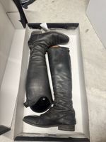 Reitstiefel De Niro Leder schwarz gebraucht Grösse unbekannt