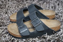 Birkenstock Arizona, 37, Leder, schwarz, NEU