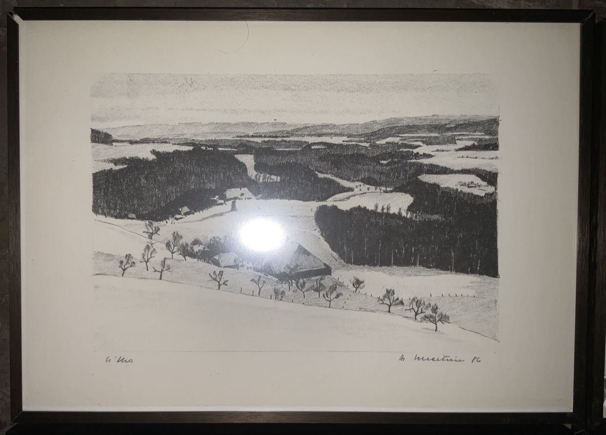 Grafica & Litografie: Originale Winter-Lithos (Emmental) signiert H. Scheitlin – Usato da Zollikon venduto da Moira55 1